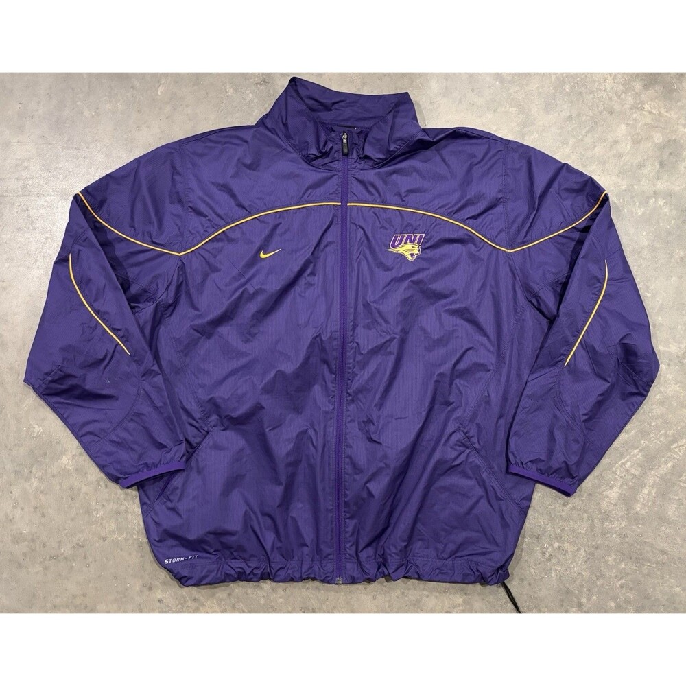 Nike Storm-Fit UNI Panthers Full Zip Jacket Mens 2XL Purple Northern Iowa